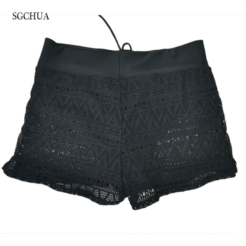 Black Mesh swimming trunks Plus Size Blue Lace swimsuit Swim shorts Boxer Briefs Swimwear The Clothing Company Sydney