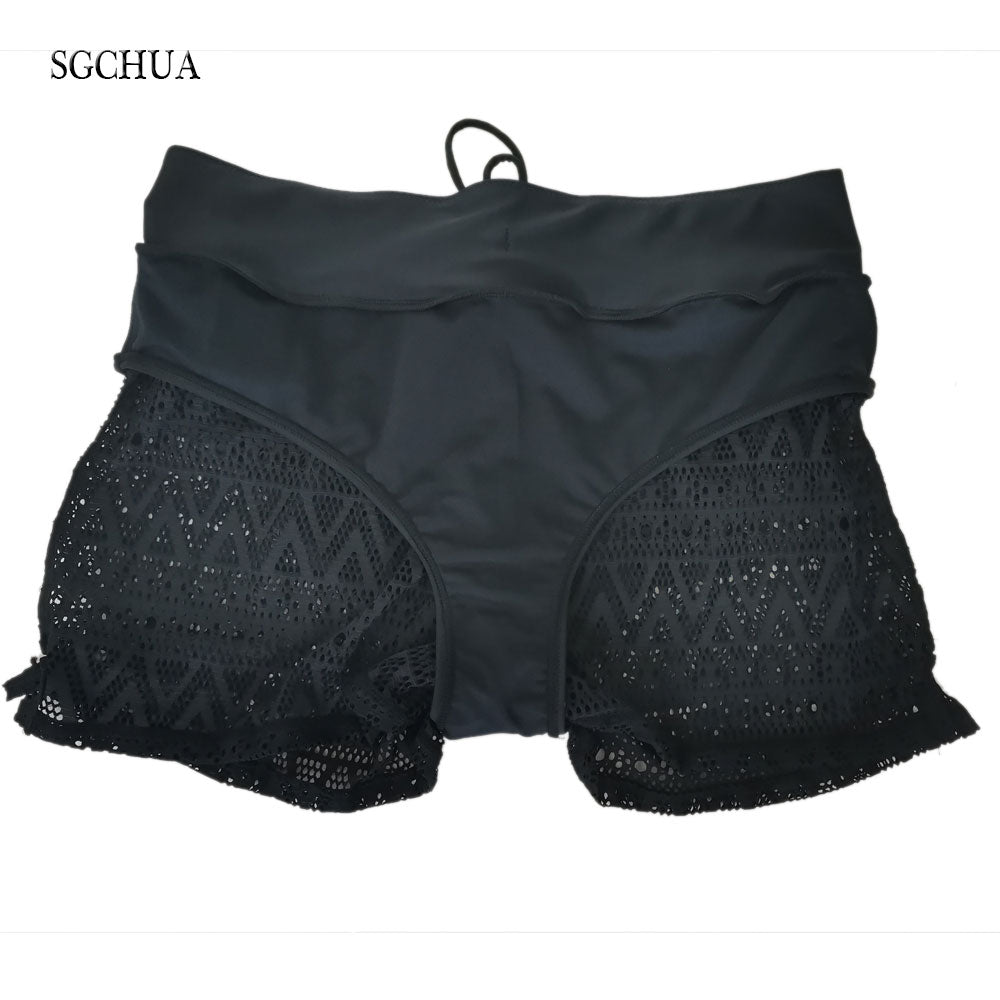 Black Mesh swimming trunks Plus Size Blue Lace swimsuit Swim shorts Boxer Briefs Swimwear The Clothing Company Sydney