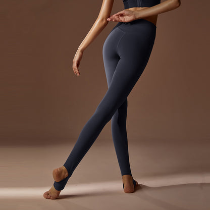 Stirrup Feet High Waist Hip Lift Yoga Pants Trainning Running Fitness Seamless Sports Leggings The Clothing Company Sydney