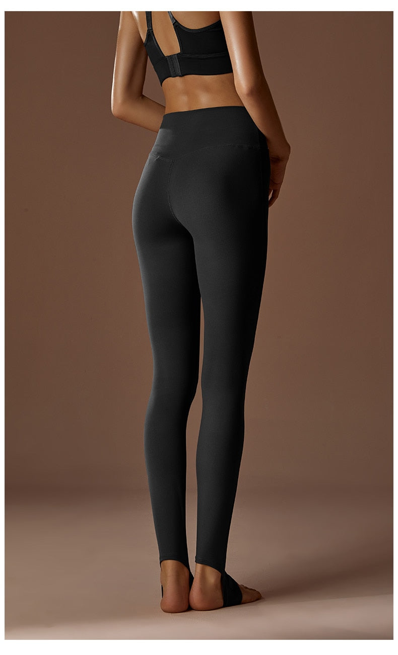 Stirrup Feet High Waist Hip Lift Yoga Pants Trainning Running Fitness Seamless Sports Leggings The Clothing Company Sydney