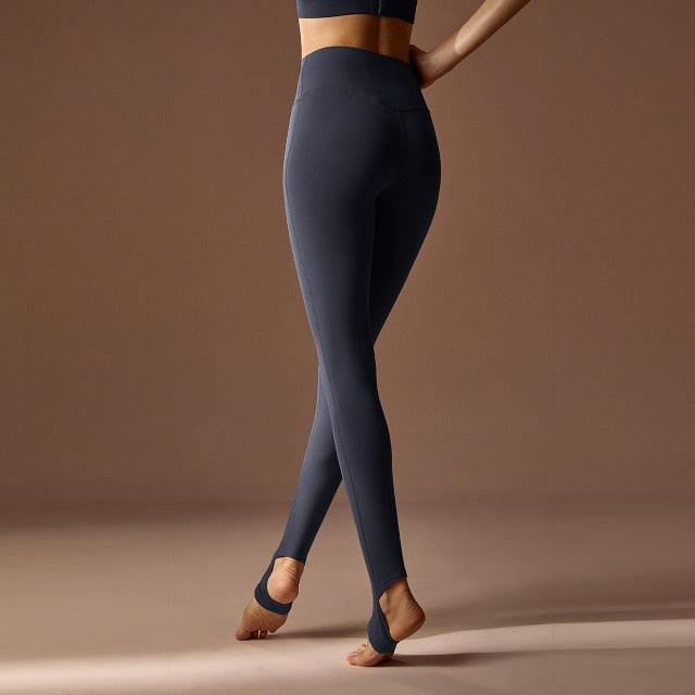 Stirrup Feet High Waist Hip Lift Yoga Pants Trainning Running Fitness Seamless Sports Leggings The Clothing Company Sydney