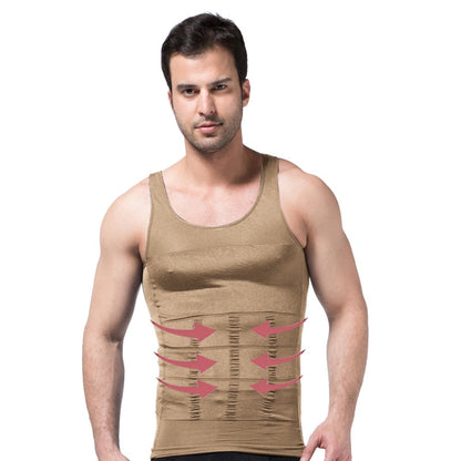 Men's Body Shapewear Corset Vest Shirt Compression Underwear Sports Ve –  The Clothing Company Sydney