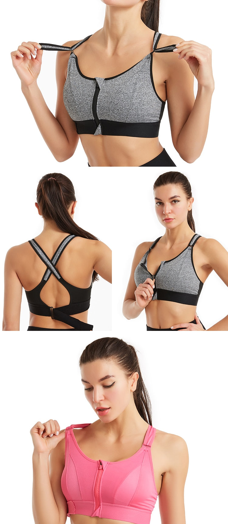 Sports Bra Women's Tube Top Bralette Underwear Gym Without Bones Active Plus Size Invisible Seamless Fitness Bra Top The Clothing Company Sydney