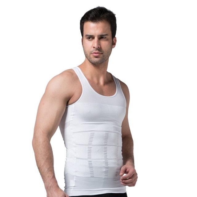 Men's Body Shapewear Corset Vest Shirt Compression Underwear Sports Vest The Clothing Company Sydney