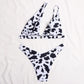 Leopard Print Bikinis Women's Swimsuits Cut Out Swimwear One Shoulder Biquini Thong Bathing Suit Push Up Beachwear The Clothing Company Sydney