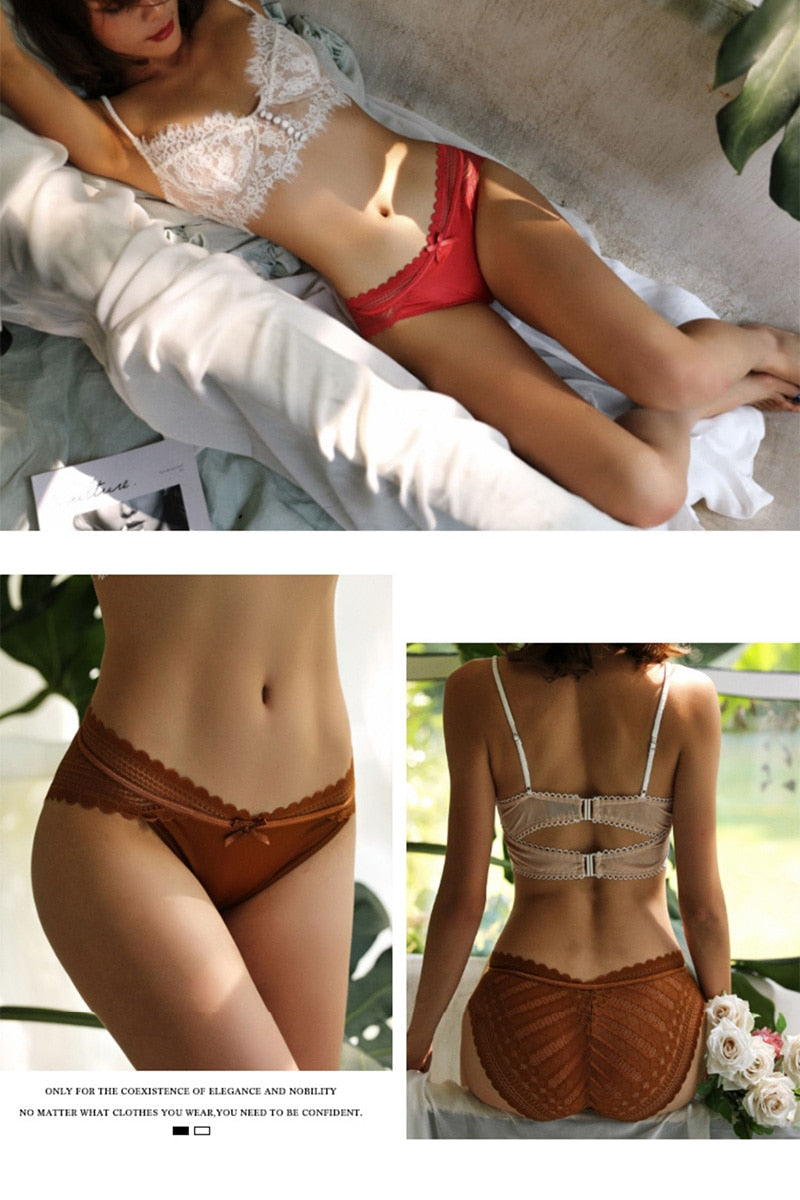 Transparent Panties Underwear Seamless Lace Briefs Comfort Woman Intimates Solid Lingerie Panty The Clothing Company Sydney