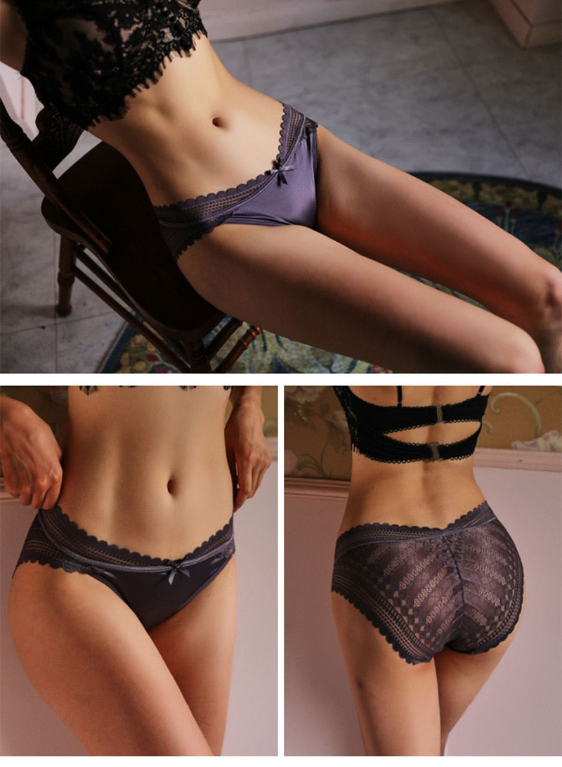 Transparent Panties Underwear Seamless Lace Briefs Comfort Woman Intimates Solid Lingerie Panty The Clothing Company Sydney