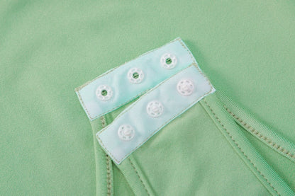 Solid zipper bodysuit stretch long sleeve bodycon sexy streetwear autumn winter body basic sporty active wear The Clothing Company Sydney