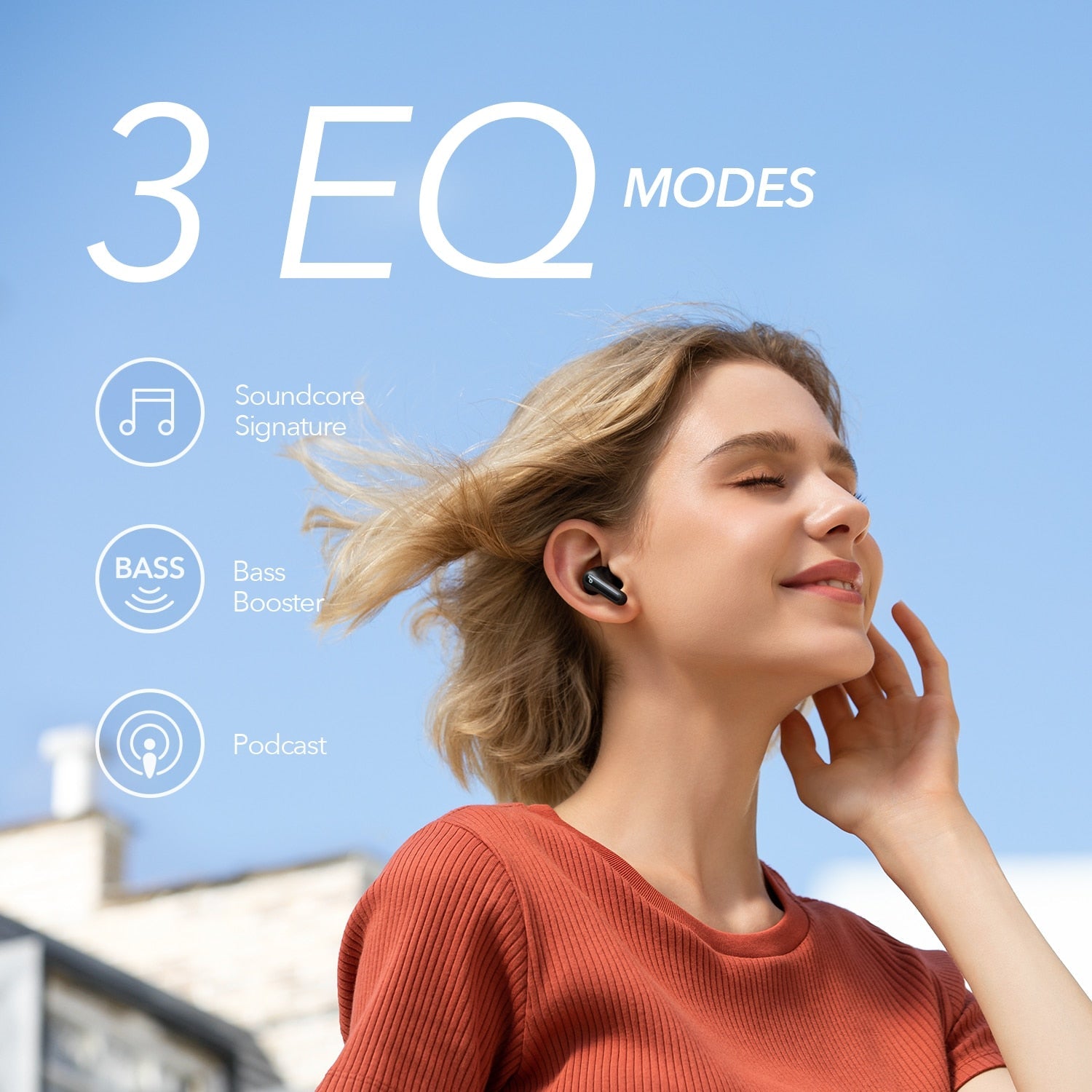 Anker Life P2 Mini True Wireless Earbuds, 10mm Drivers with Big Bass, Custom EQ, Bluetooth Earphones The Clothing Company Sydney