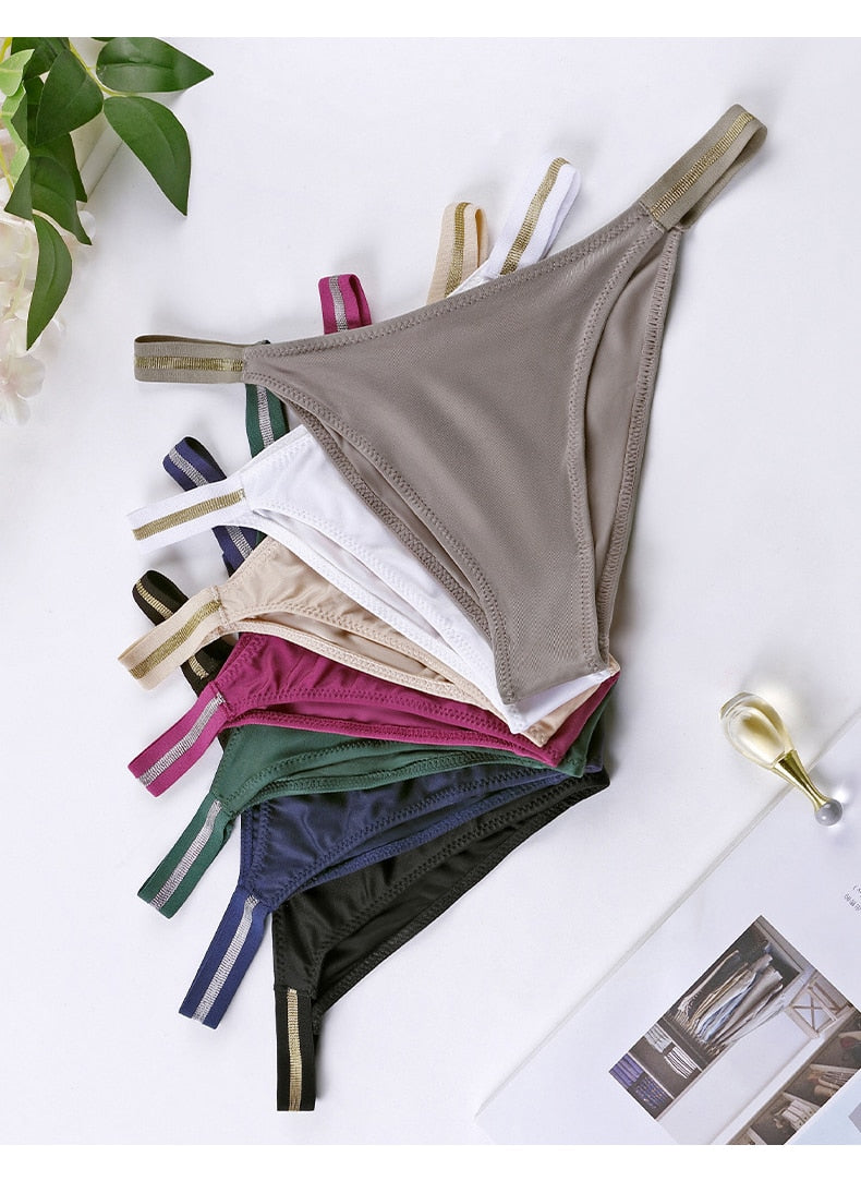 3 Pack Thongs Panties Bikini G-String Seamless Underwear Low Waist Briefs Underpants Lingerie The Clothing Company Sydney