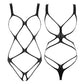 Fishnet Bodysuit Bandage Clubwear See Through Sheer Long Sleeve Open Crotch High Cut Leotard Lingerie Bodysuit The Clothing Company Sydney