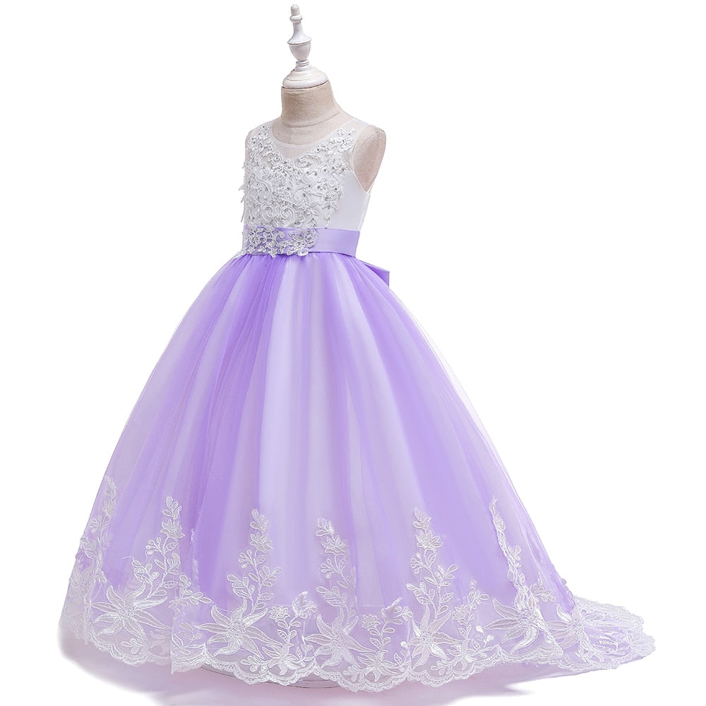 Summer Girls Long Bridesmaid Kids Dresses For Girls Children Princess Flower Girl Party Wedding Dress The Clothing Company Sydney