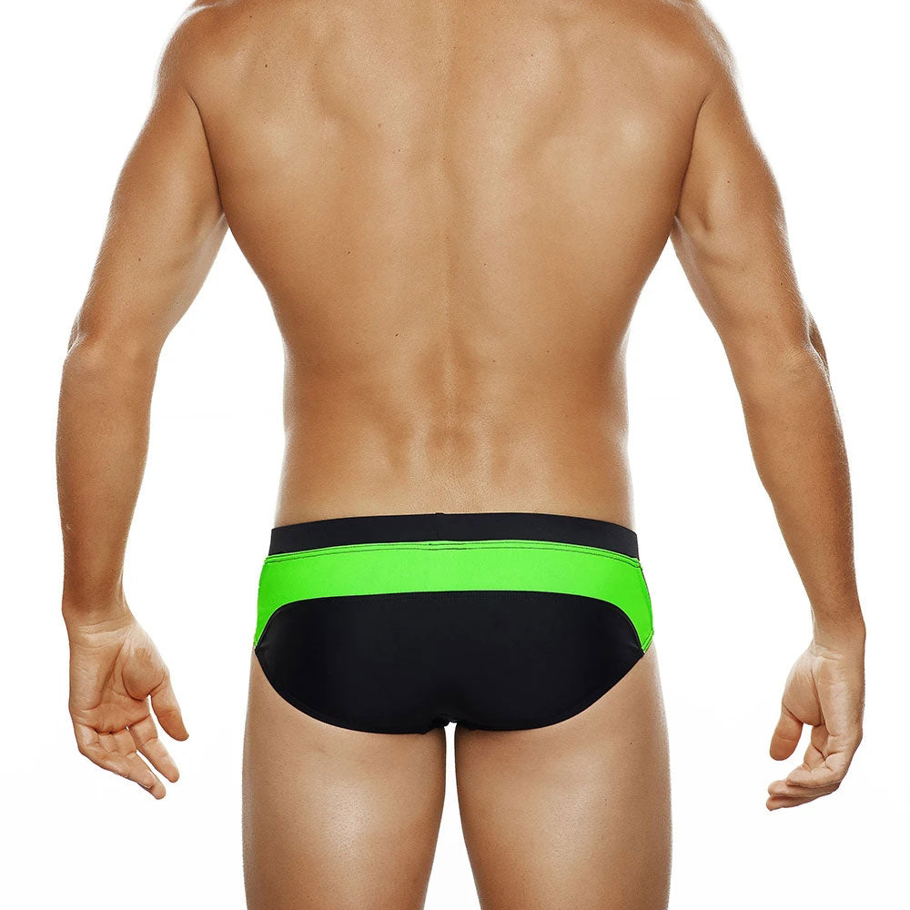 Push-Up Pad Enlarge Pouch Gay Swimwear Colorful Padded Mens Swimming Briefs Swim Surf Beach Shorts Boxers Trunks The Clothing Company Sydney