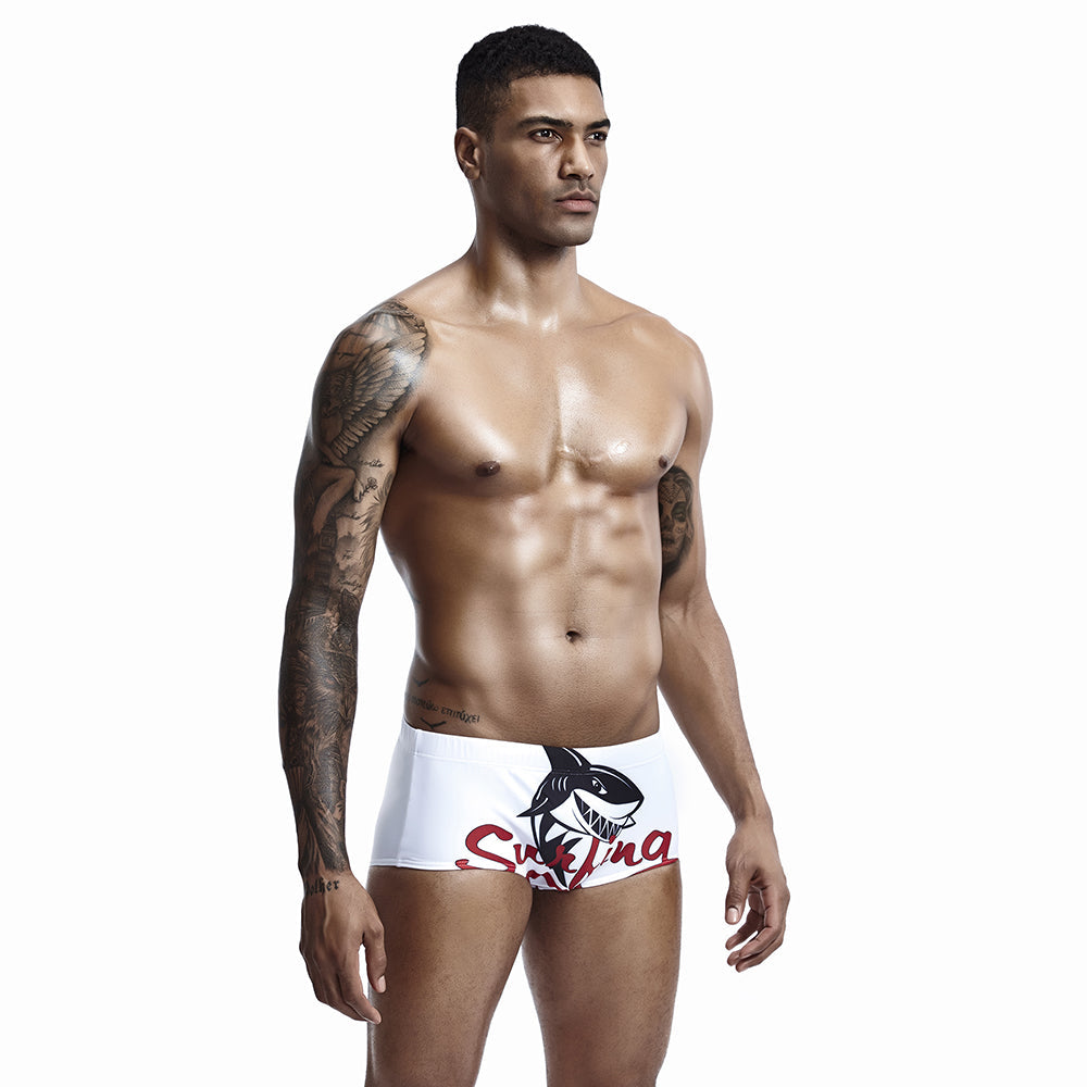 Men's Swimwear Swimming Trunks Shark Pattern Quick Dry Swimsuit Beachwear Surfing Shorts The Clothing Company Sydney