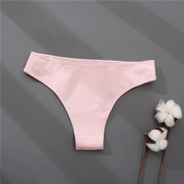 Cotton Mix Women's Panties Comfortable Underwear Low Waist Solid Color Briefs Plus Size Panty Lingerie The Clothing Company Sydney