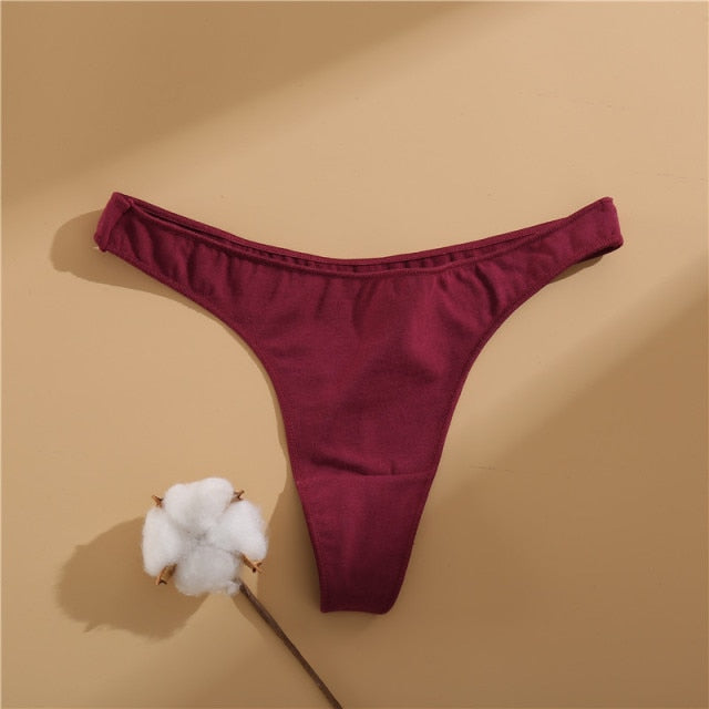 Cotton Mix Women's Panties Comfortable Underwear Low Waist Solid Color Briefs Plus Size Panty Lingerie The Clothing Company Sydney