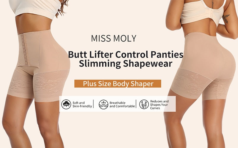 MISS MOLY Womens Shapewear Padded Butt Lifter High Waist Trainer