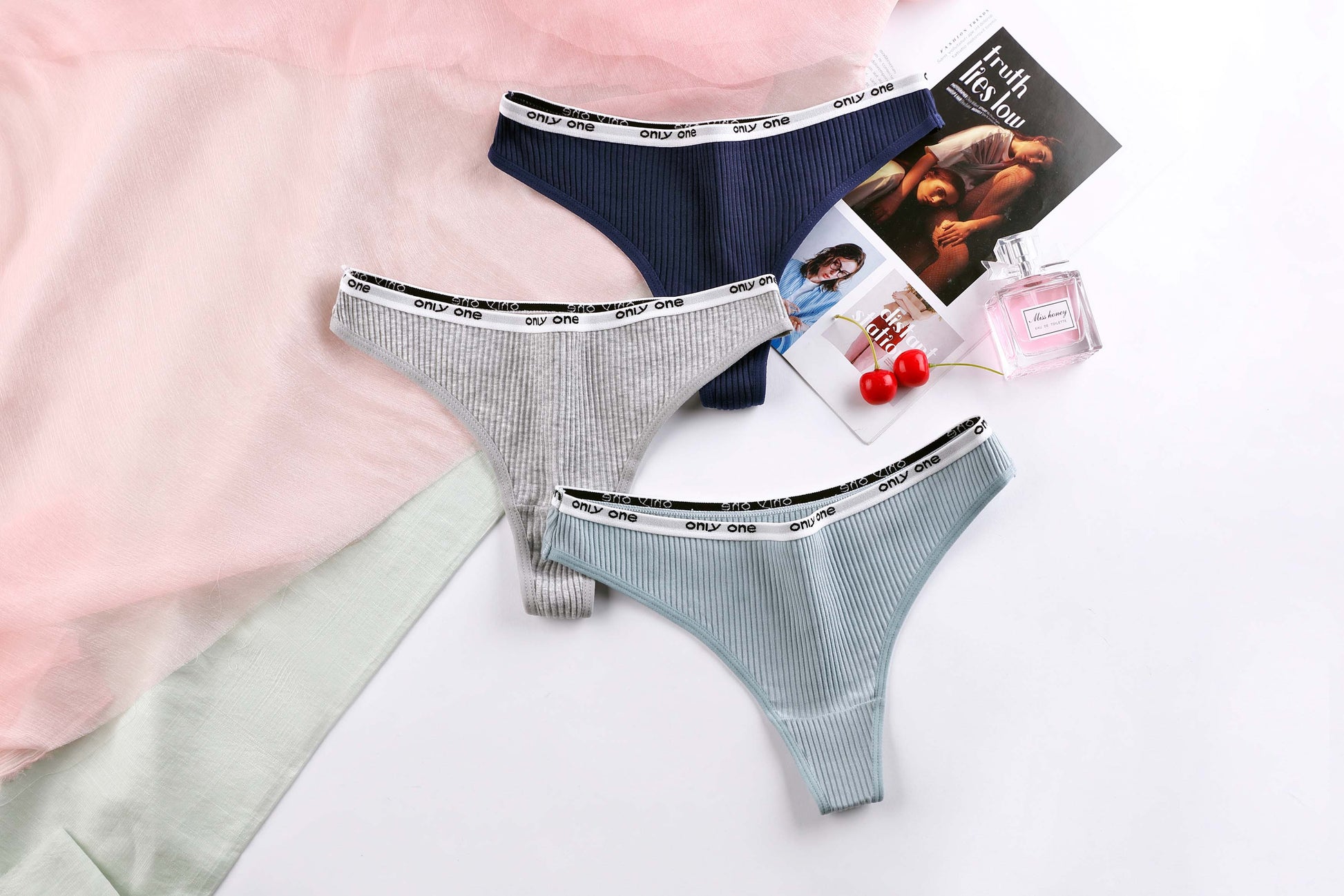 3 Pack Cotton Mix Thong Sports  Underwear Hot Panties Comfortable Seamless G-String Low Rise Underpants Lingerie Briefs The Clothing Company Sydney