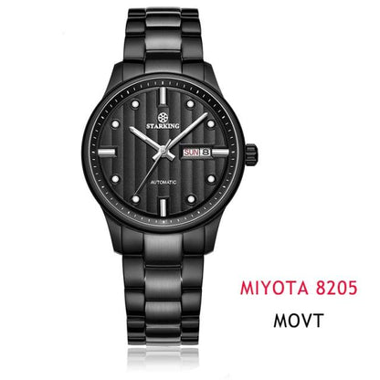 Men's Automatic Mechanical MIYOTA Movt Stainless Steel Business Calendar Week Display Water Resistant Watch The Clothing Company Sydney