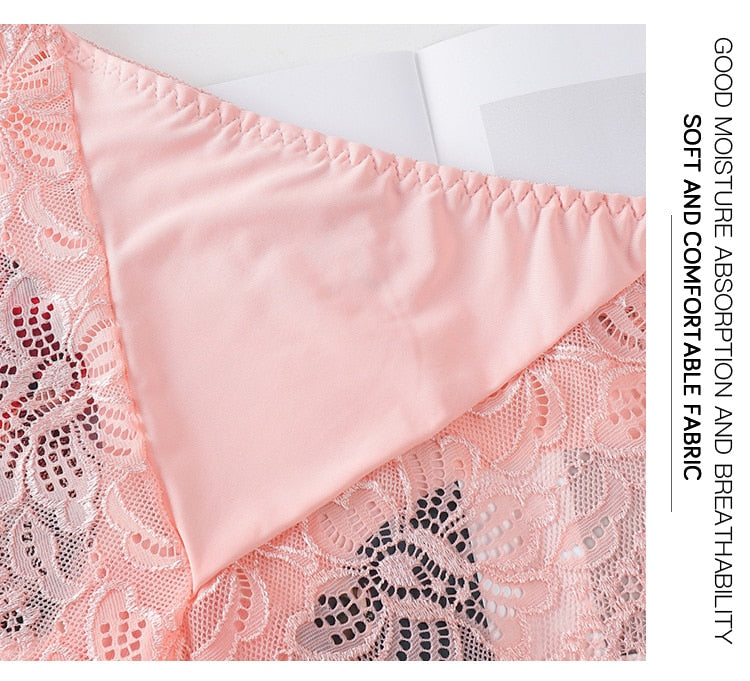 3 Pack Lace Underwear Panties Set Intimate Lingerie Cotton Briefs Transparent Undies The Clothing Company Sydney