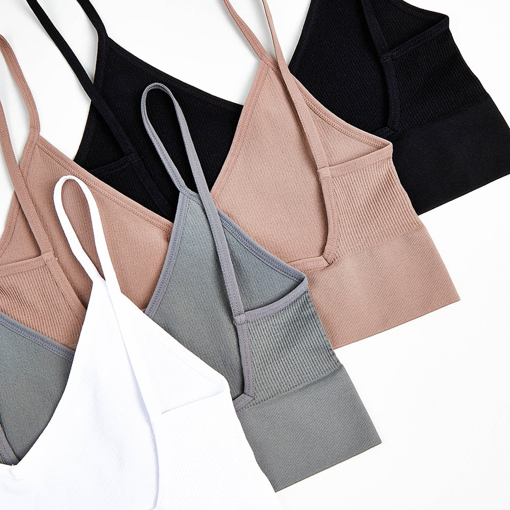 Crop Tops Bra Tube Top Streetwear Sleeveless Seamless Sports Bra Crop Camis Top Tee Bandeau Top Basic Tank The Clothing Company Sydney