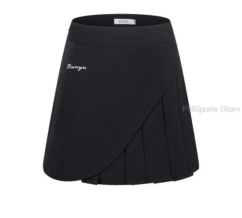 Golf Clothes Ladies Skirt Set Women Sleeveless Slim Top Shirts Pleated Skirts Tennis Badminton Dry Fit Skirt The Clothing Company Sydney