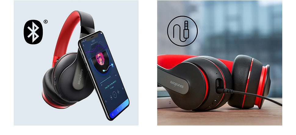 Anker Soundcore Life Q10 Wireless Bluetooth Foldable Hi-Res Certified Sound Headphones The Clothing Company Sydney