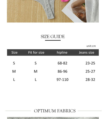 Cotton Mix Breathable Seamless Low Waist Seamless Women's Cotton Bottoms Briefs Underwear The Clothing Company Sydney