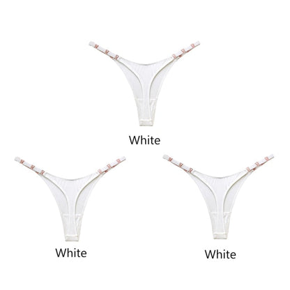 3 pack Thongs G String Metal Luxury Ice Silk Thongs Underwear Fitness Low Waist Satin Panties String Seamless Briefs The Clothing Company Sydney