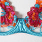 3 Piece Transparent Floral Lace Lingerie Set Garter Lace Blue Underwear Fancy Beautiful Thongs Breves Sets The Clothing Company Sydney