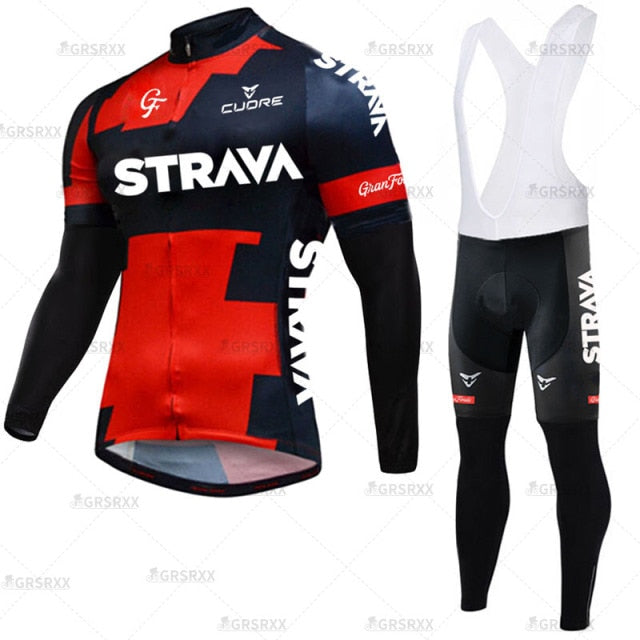 Cycling Suit Winter Bicycle Set Thermal Fleece Cycling Autumn Long Sleeve Sportswear Winter Cycling Suit The Clothing Company Sydney