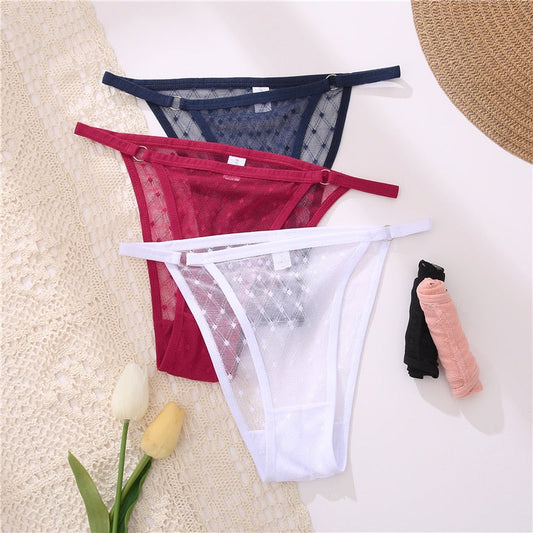 Transparent Panties Low Waist Briefs Mesh Thongs Floral Lace Underwear Hollow Out Lingerie The Clothing Company Sydney