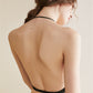 Backless Bra Triangular U-Shape Beauty Back Lingerie Dot Mesh Thin Soft Seamless Bralette The Clothing Company Sydney