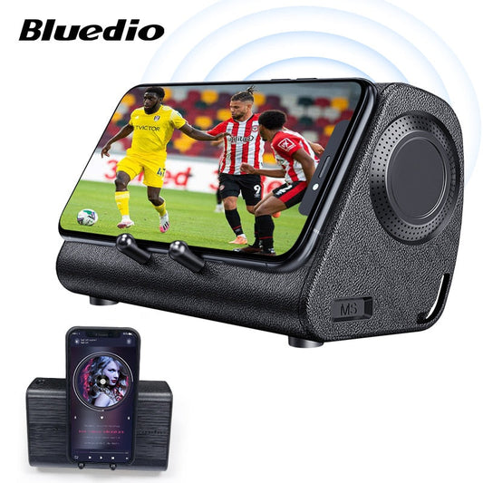 Bluedio MS mobile soundbar portable with sensor phone stand holder Bluetooth Speaker The Clothing Company Sydney