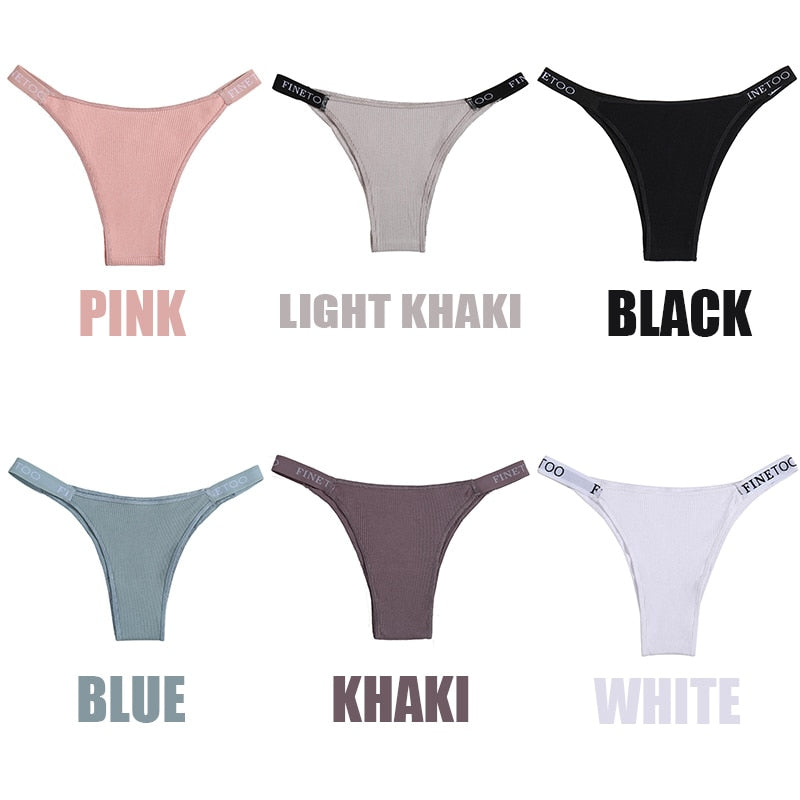 3 pack Cotton Mix Panties Letter Waist Underpants Lingerie Thong Pantys Underwear Intimates The Clothing Company Sydney