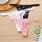 3 Pack Lace Panties Floral Underwear Thongs G-String Low-Waist Underpants Perspective Lingerie Set The Clothing Company Sydney