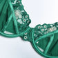 3 Piece Fancy Embroidered Bra Underwear Lace Sensual Briefs Sets with Garters Lingerie Set The Clothing Company Sydney