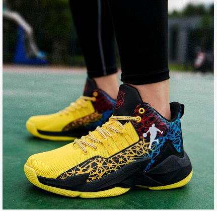 Autumn Winter High Top Men Basketball Unisex Mesh Sneakers Women Sports Shoes Kids Gym Training Athletic Ankle Boots The Clothing Company Sydney