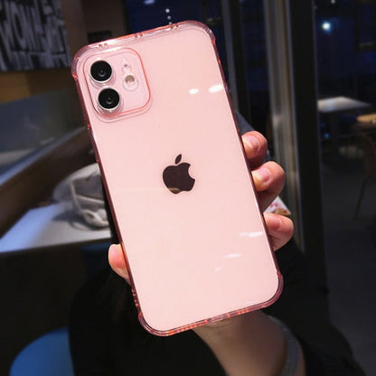 Candy Color Transparent Silicone Case For iPhone 12 11 13 Pro Max Plus X XR XS Camera Protection Shell The Clothing Company Sydney