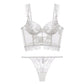 French Lingerie Underwear Set Push Up Brassiere Lace Transparent Bra Panty Sets Wedding White Thin Underwear The Clothing Company Sydney