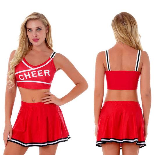 2 Piece Cosplay Uniform Lingerie Cheerleader Halloween Costume Set The Clothing Company Sydney