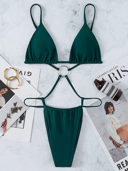 High Cut Out G String Swimwear One Piece Swimsuit Micro Thong Monokini Backless Bathing Suit Swim Wear The Clothing Company Sydney