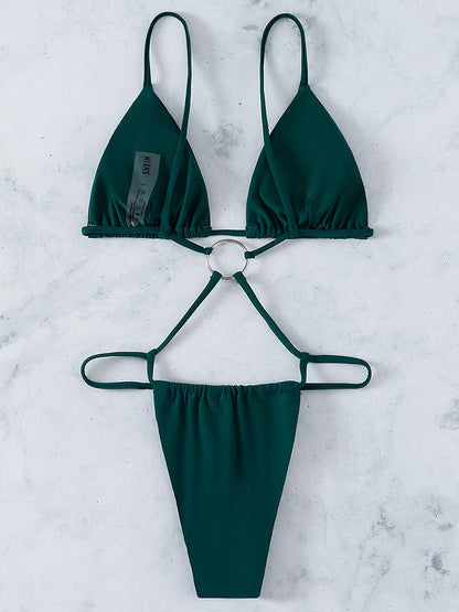 High Cut Out G String Swimwear One Piece Swimsuit Micro Thong Monokini Backless Bathing Suit Swim Wear The Clothing Company Sydney