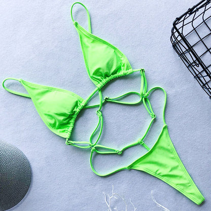 High Cut Out G String Swimwear One Piece Swimsuit Micro Thong Monokini Backless Bathing Suit Swim Wear The Clothing Company Sydney