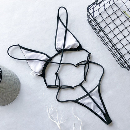 High Cut Out G String Swimwear One Piece Swimsuit Micro Thong Monokini Backless Bathing Suit Swim Wear The Clothing Company Sydney