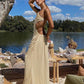 Summer Hollow Out White Midi Ruched Sleeveless Backless Club Khaki Y2K Beach Party Dress The Clothing Company Sydney