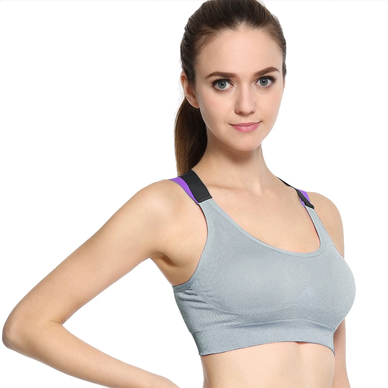 Cross Strap Back Women Sports Bra,Professional Quick Dry Padded Shockproof Gym Fitness Running Yoga Sport Brassiere Top The Clothing Company Sydney