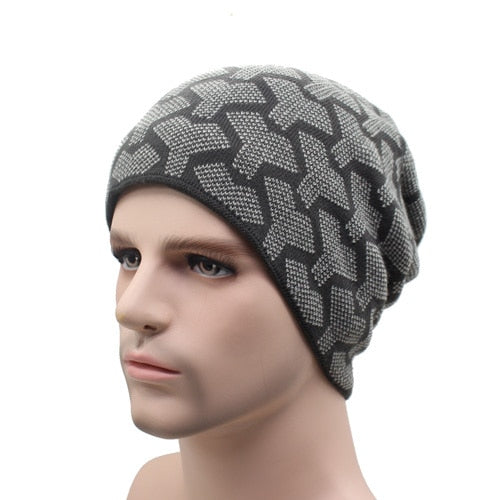 Unisex Winter Beanies Knitted Hat Fashion Caps Warm Baggy Skullies Balaclava Bonnet Beanie The Clothing Company Sydney