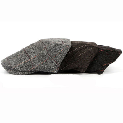 Flat Ivy Cap Classic Vintage Plaid Beret Cap in 3 Colours The Clothing Company Sydney