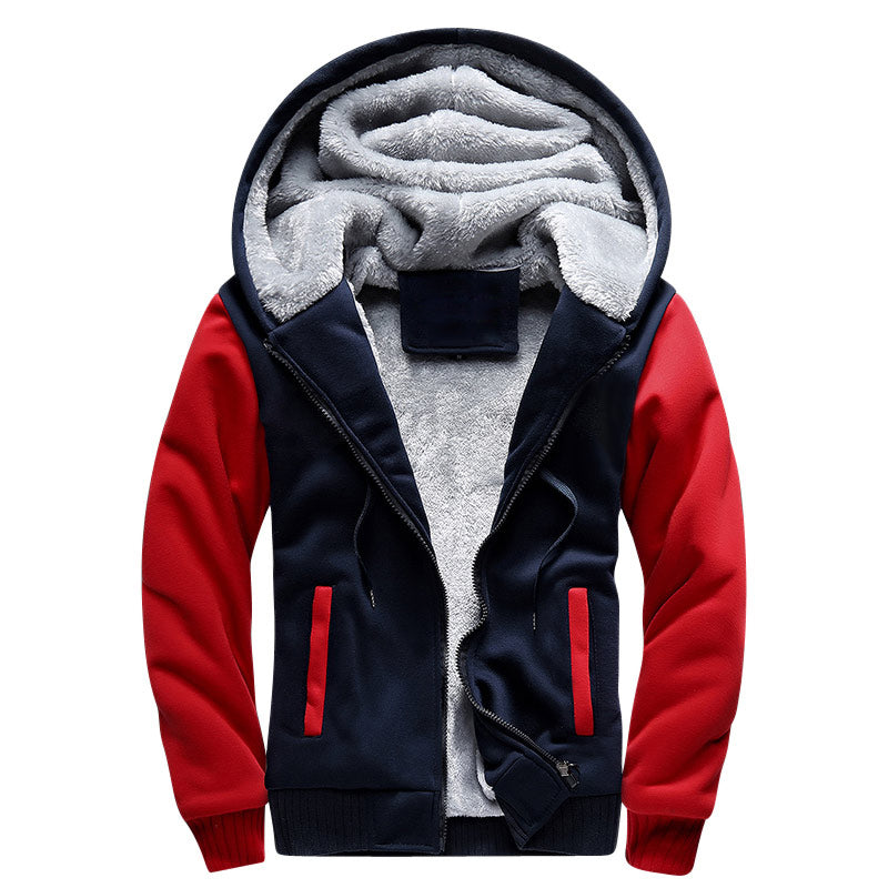Winter Thick Warm Hooded Bomber Fleece Zipper Jacket Coat The Clothing Company Sydney